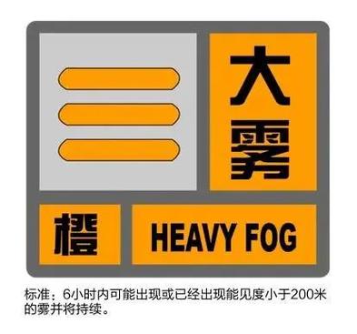 陕西省商洛市发布大雾橙色预警