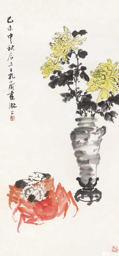 古画里的中国丨赏菊登高食蟹……画里看古人怎么过重阳