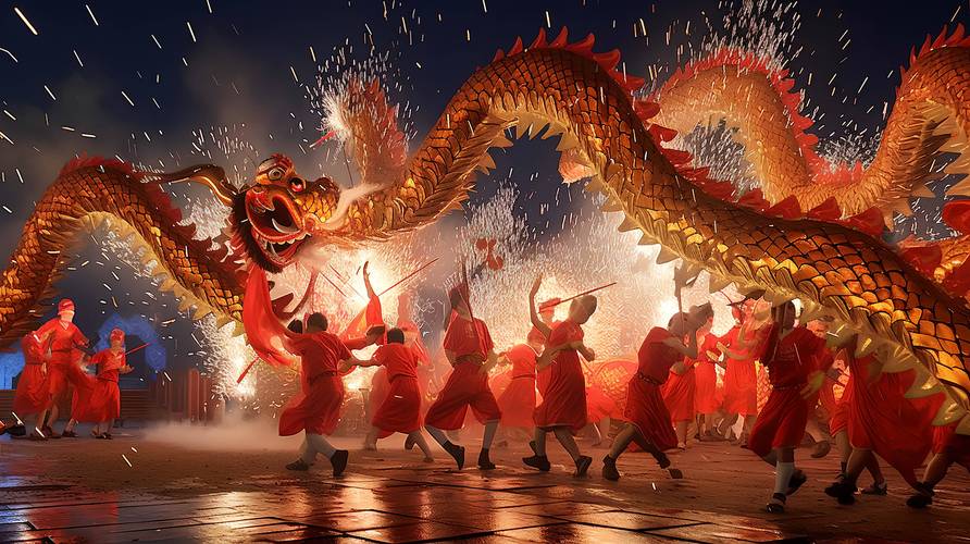 「锦绣中国年」北京:狮舞龙腾庆佳节