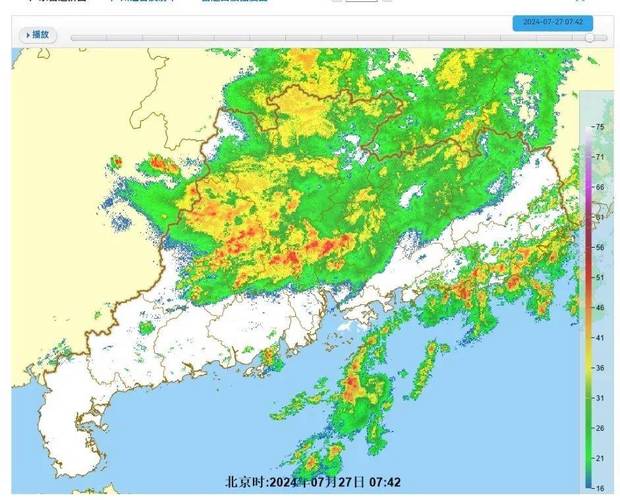 广东中北部出现暴雨到大暴雨,多地山洪预警生效