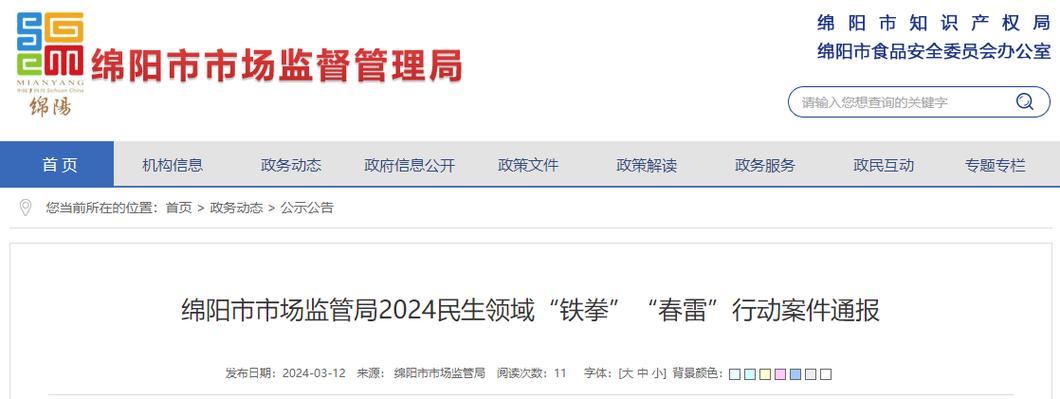 有力打击痛点难点焦点问题 2024年“铁拳”行动这样干→