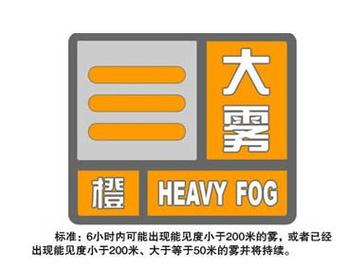 河南省夏邑县发布大雾橙色预警_2