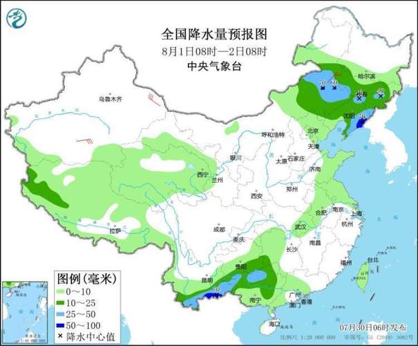 西南及华北东北多地有强降雨 江浙沪等地高温持续