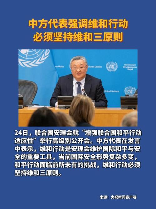 中方代表强调维和行动必须坚持维和三原则