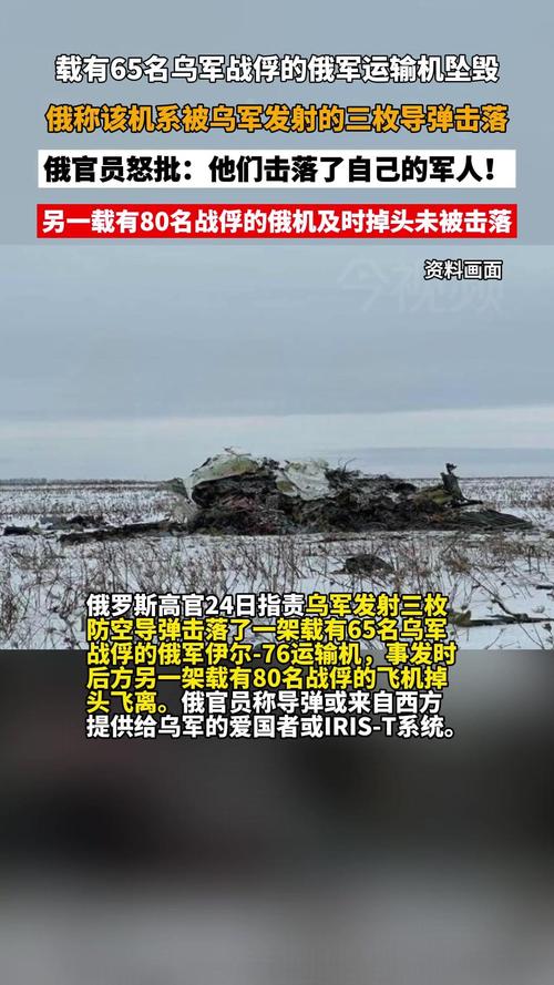 俄称鉴定结果显示载有65名乌军战俘的运输机遭西方国家所生产导弹攻击