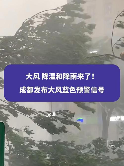 四川省仁寿县发布大风蓝色预警