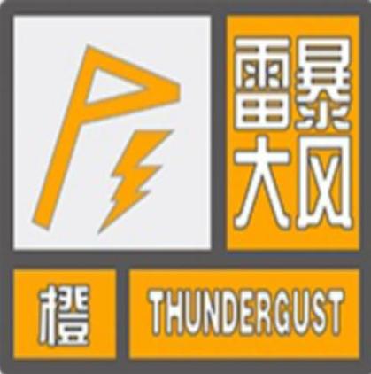 四川省巴塘县发布雷暴大风橙色预警