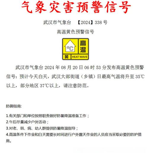 湖北省应城市发布高温黄色预警_1