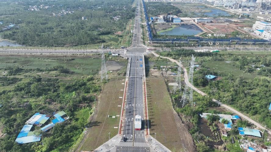 洋浦浦四路北延长线及桥梁工程项目顺利通过竣工验收